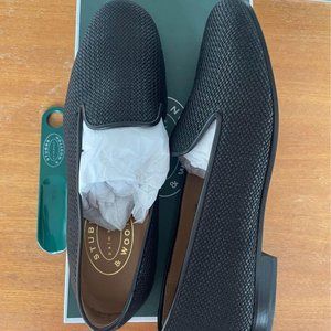 Stubbs & Wootton Men's Raffia Loafers, Size 11